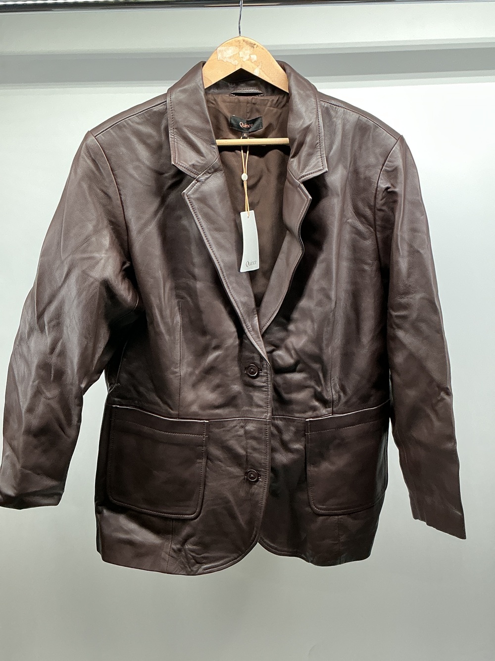 100% Leather Blazer